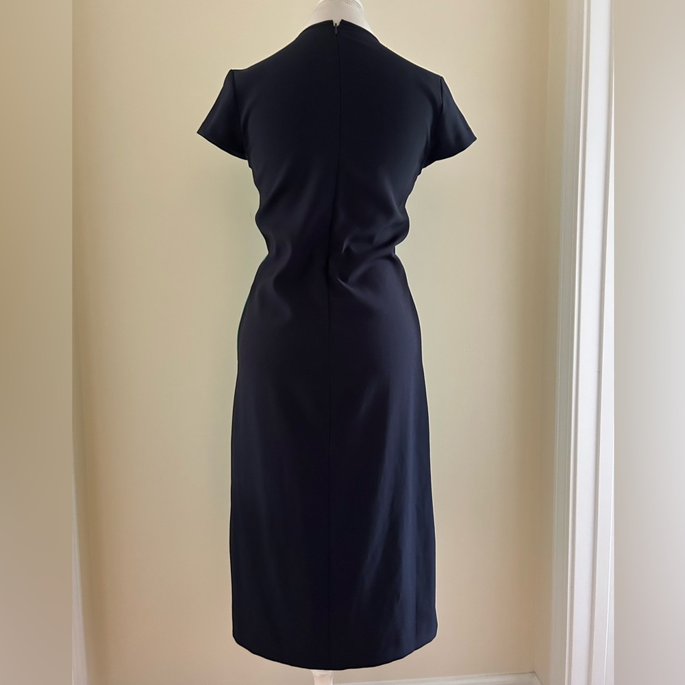 💙💚Argent Green & Navy Dress - Picture 5 of 9
